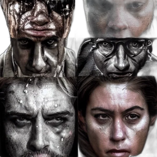 mask, face, photorealistic, comic book art transparent PNG cut-out