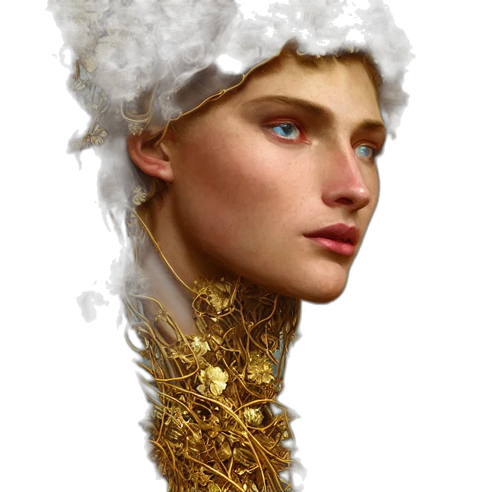 crown, hat, face, jewelry transparent PNG cut-out