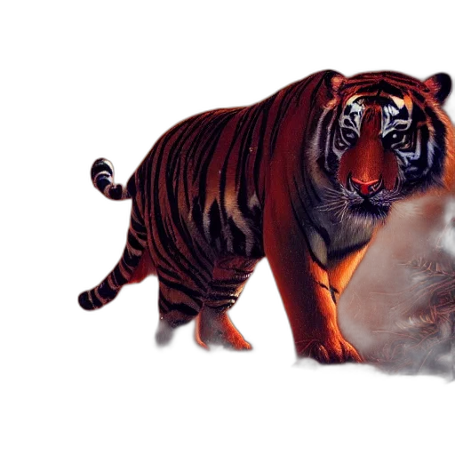 animal, creature, concept art, 3d render, photorealistic, fantasy art, forest, fog transparent PNG cut-out