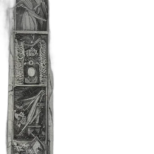 sword, staff, weapon, jewelry, pencil sketch, fantasy art, concept art, cartoon transparent PNG cut-out