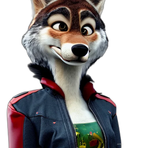 jacket, staff, animal, face transparent PNG cut-out
