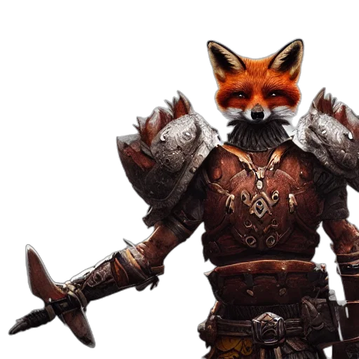 animal, mask, sword, staff transparent PNG cut-out