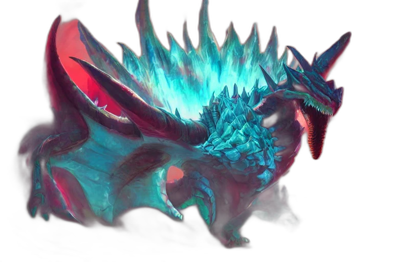 dragon, creature, animal, crown transparent PNG cut-out