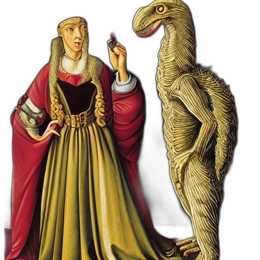 dragon, dress, creature, jewelry transparent PNG cut-out