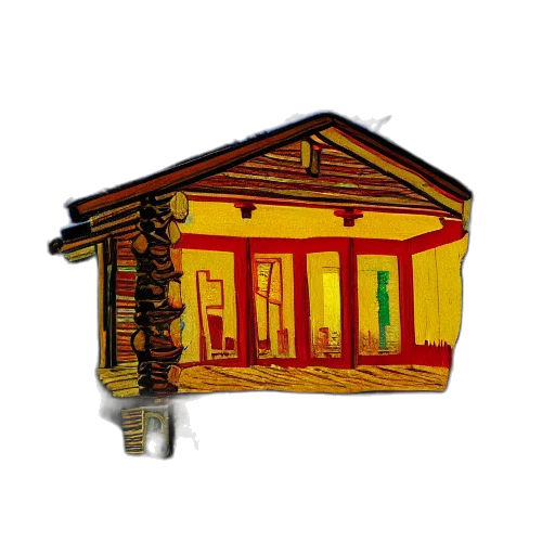 building, food, furniture, staff, 3d render, concept art, pixel art, photorealistic transparent PNG cut-out