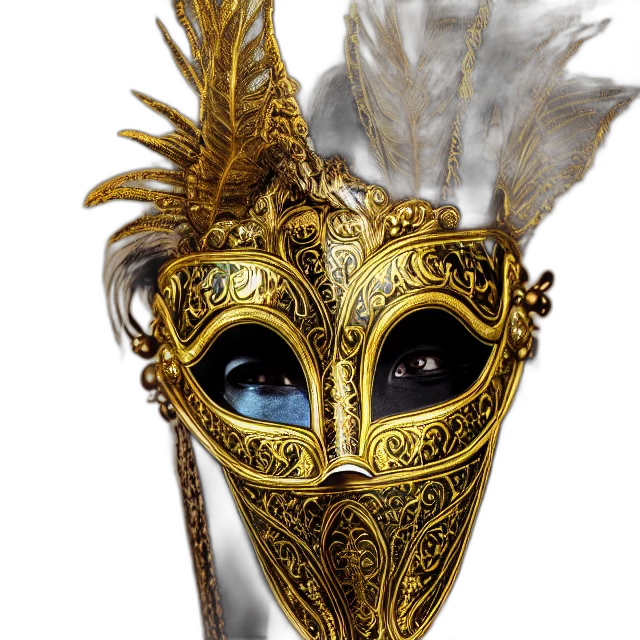 mask, crown, staff, jewelry, fantasy art, 3d render, concept art, photorealistic transparent PNG cut-out
