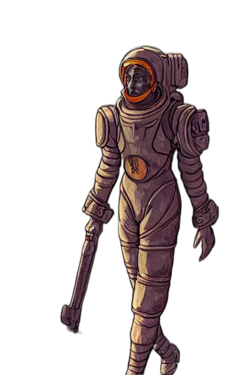staff, robot, mask, creature transparent PNG cut-out
