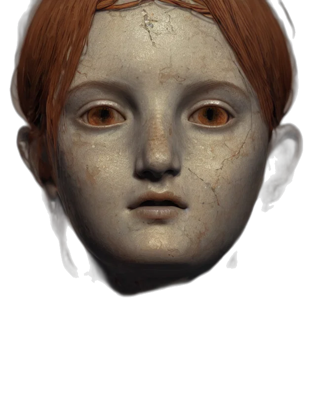 mask, face, crown, creature, 3d render, photorealistic, concept art, fantasy art transparent PNG cut-out