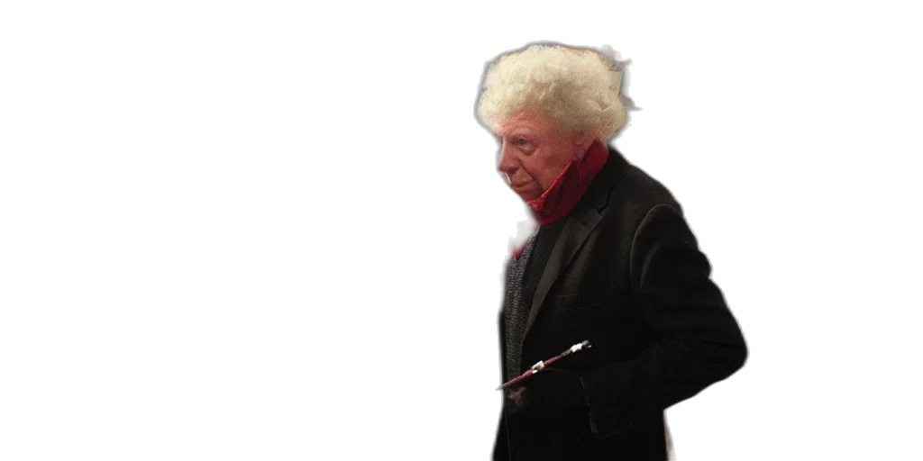 hair, jacket, staff, face, concept art, photorealistic, outer space, fire transparent PNG cut-out