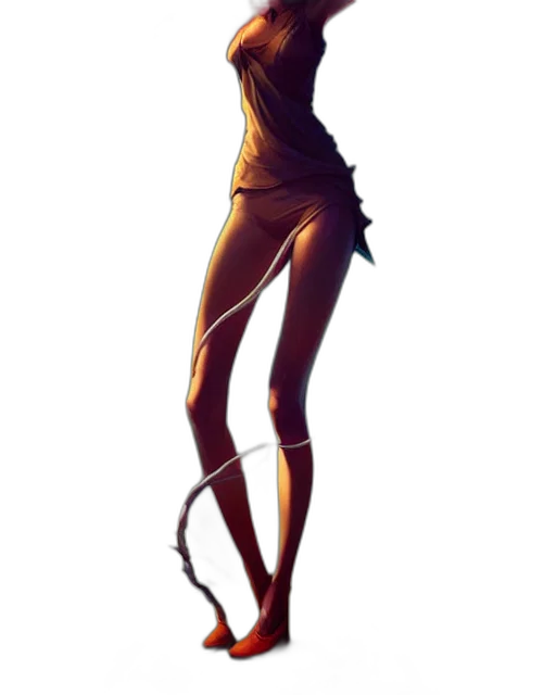 staff, dress, creature, robot transparent PNG cut-out
