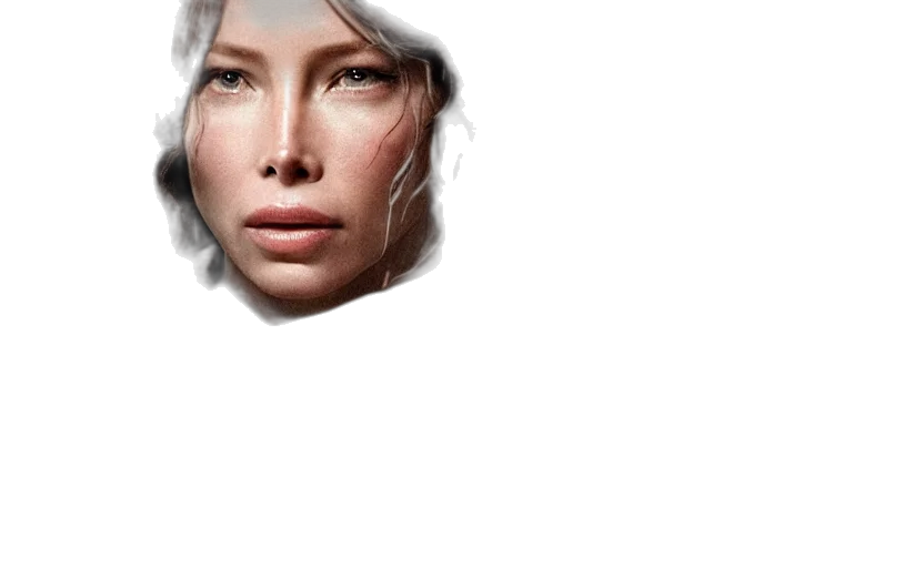 face, robot, mask, hair transparent PNG cut-out
