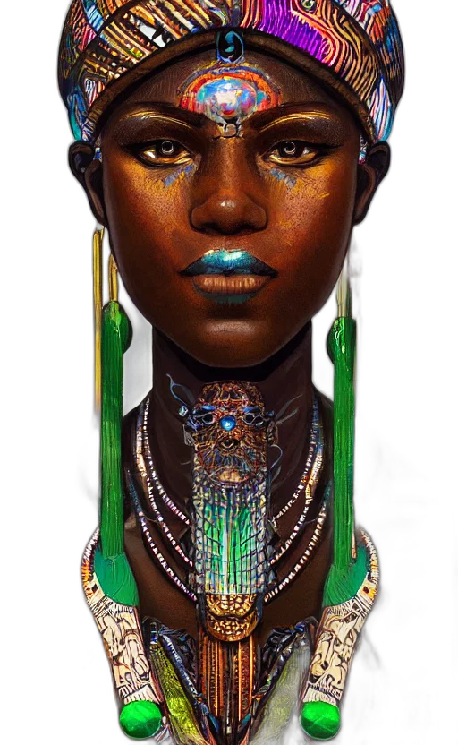 jewelry, face, mask, crown, photorealistic, concept art, fantasy art, 3d render transparent PNG cut-out