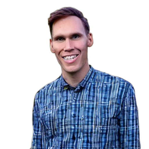 staff, jacket, face, hair transparent PNG cut-out