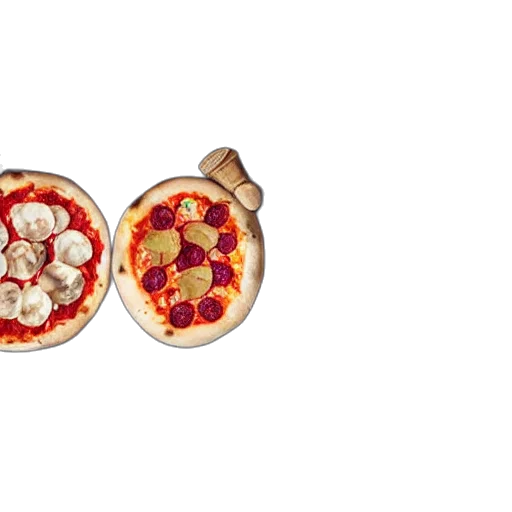 food, pixel art, 3d render, photorealistic, pizzas, withheld, barrier, crossable transparent PNG cut-out