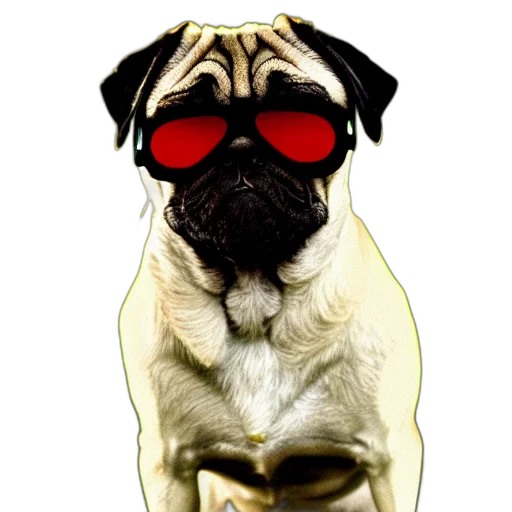 animal, mask, staff, comic book art, cartoon, photorealistic, concept art, portrait transparent PNG cut-out