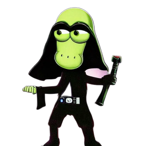 staff, weapon, creature, cartoon, concept art, 3d render, comic book art, poster transparent PNG cut-out