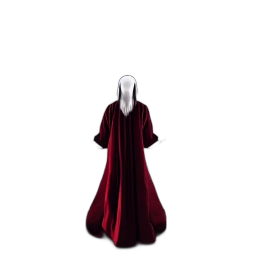 dress, 3d render, concept art, dark transparent PNG cut-out