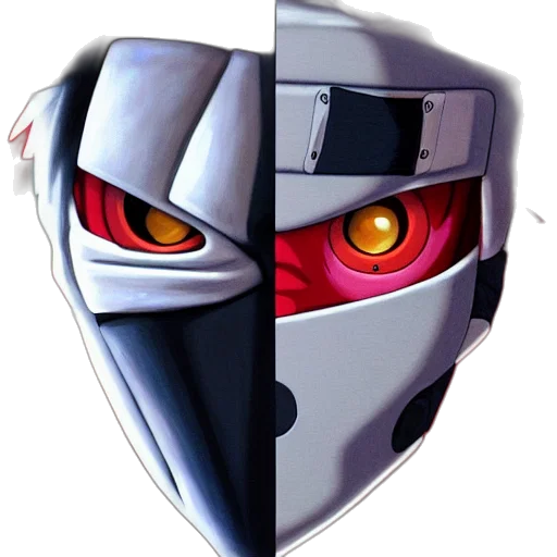 mask, robot, face, concept art transparent PNG cut-out