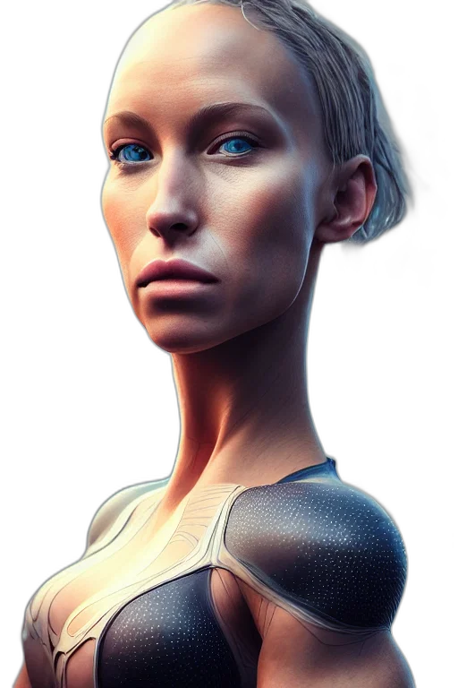robot, face, jewelry, dress transparent PNG cut-out