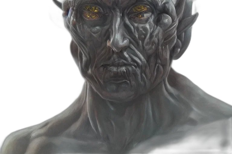 face, mask, creature, robot, concept art, photorealistic, fantasy art, comic book art transparent PNG cut-out