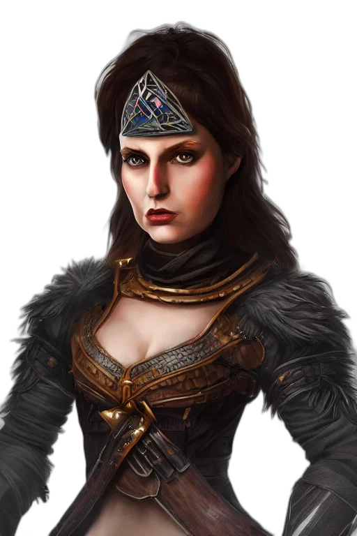 face, jewelry, crown, staff transparent PNG cut-out