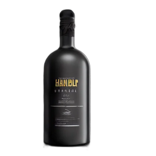 bottle, hair, liqueur, modern transparent PNG cut-out