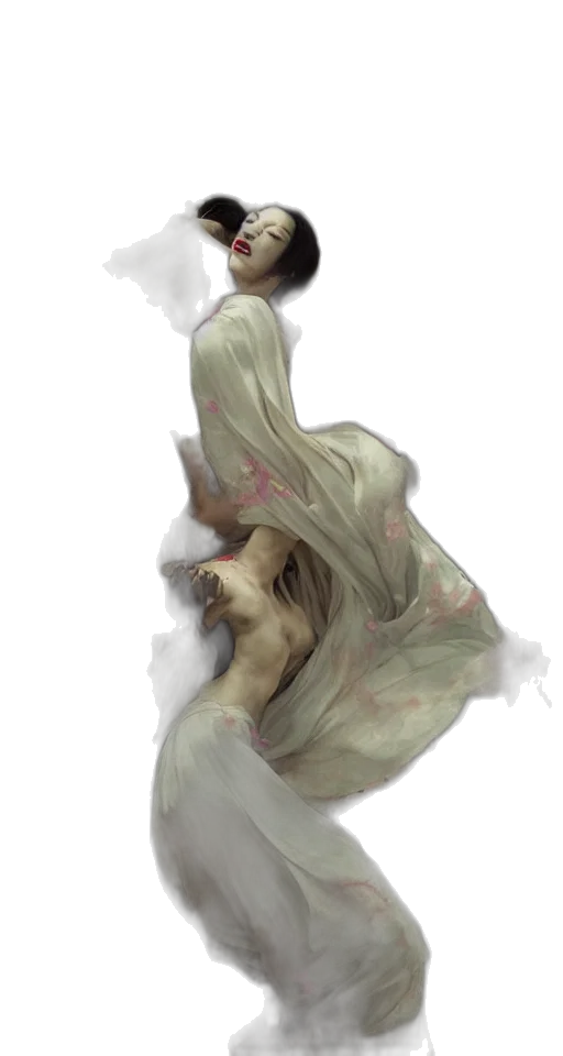 dress, creature, face, mask transparent PNG cut-out