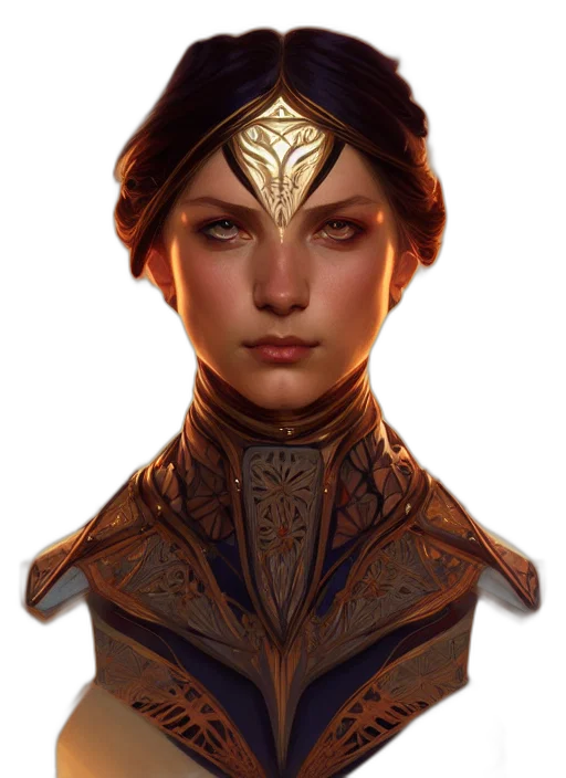 face, crown, staff, jewelry transparent PNG cut-out