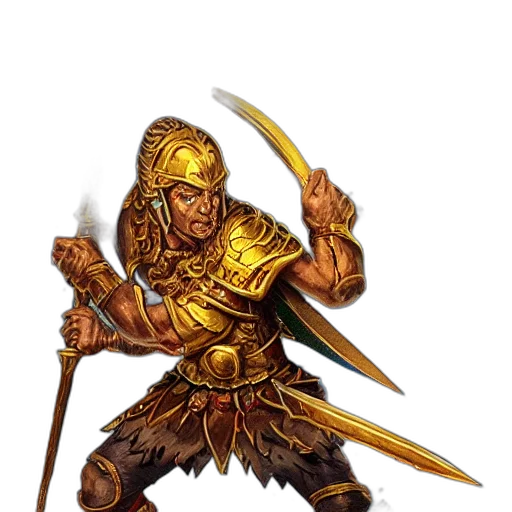 sword, staff, weapon, fantasy art transparent PNG cut-out