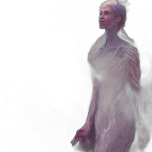 dress, creature, face, robot transparent PNG cut-out