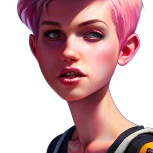 face, robot, jacket, concept art, photorealistic, fantasy art, cyberpunk, neon lights transparent PNG cut-out