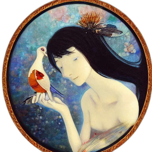 jewelry, crown, fantasy art, oil painting transparent PNG cut-out