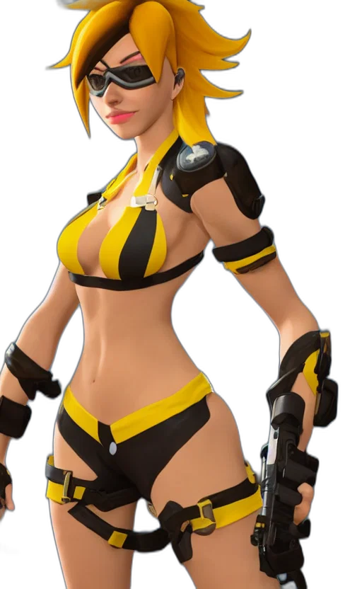 robot, 3d render, concept art, cyberpunk, fantasy art, tracer, game, character transparent PNG cut-out