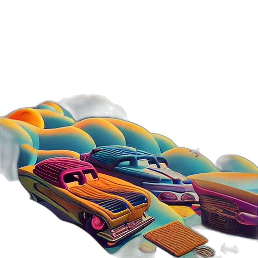 car, jacket, concept art, 3d render transparent PNG cut-out