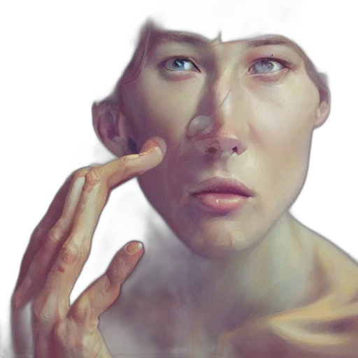 face, mask, creature, robot transparent PNG cut-out