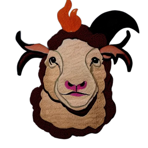 animal, mask, face, concept art, 3d render, fantasy art, cartoon, portrait transparent PNG cut-out