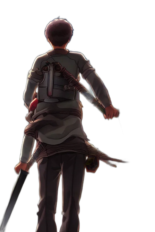 weapon, jacket, sword, staff transparent PNG cut-out