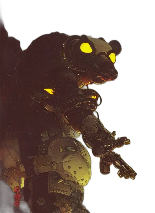 robot, creature, dragon, weapon transparent PNG cut-out
