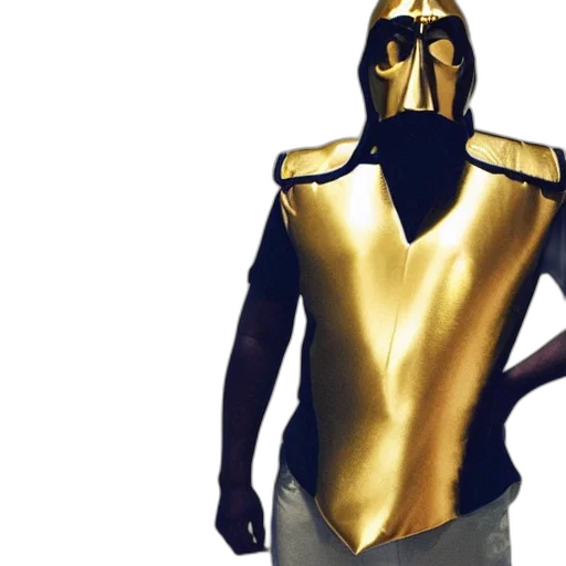 mask, robot, jacket, concept art transparent PNG cut-out