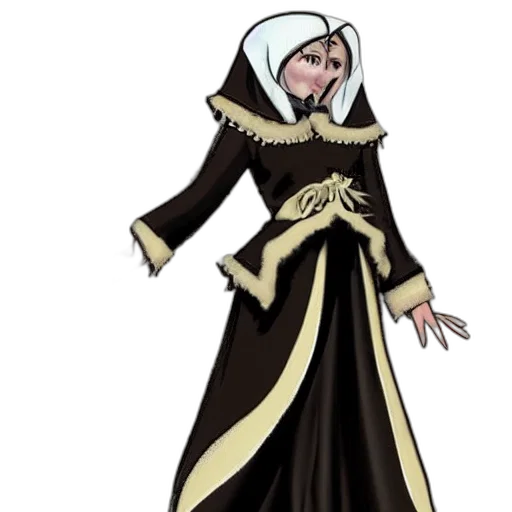 staff, dress, concept art, comic book art transparent PNG cut-out