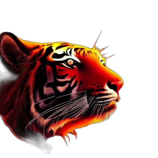 animal, photorealistic, 3d render, fantasy art transparent PNG cut-out