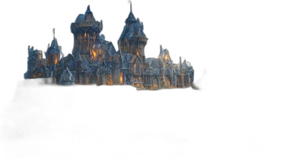 building, crown, concept art, fantasy art transparent PNG cut-out