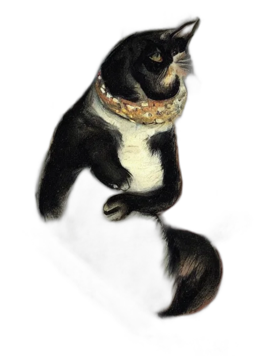 animal, staff, creature, hat, photorealistic, concept art, oil painting, watercolor transparent PNG cut-out