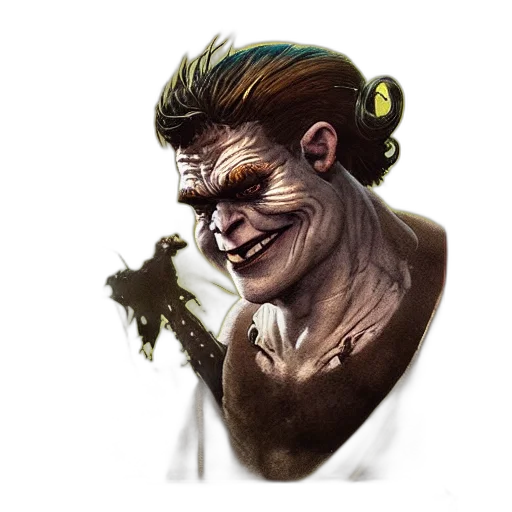 staff, creature, face, animal transparent PNG cut-out