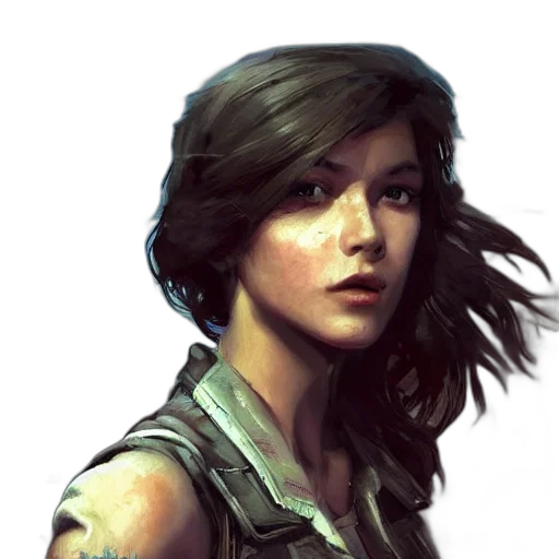 face, concept art, photorealistic, fantasy art transparent PNG cut-out