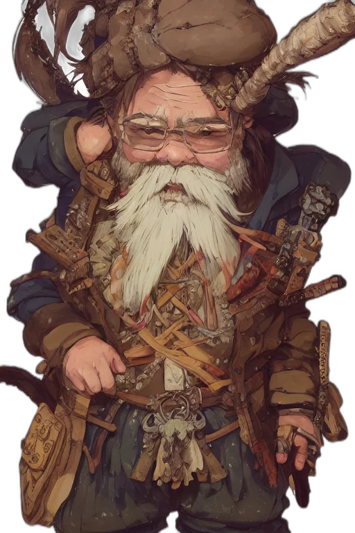 face, staff, weapon, fantasy art transparent PNG cut-out