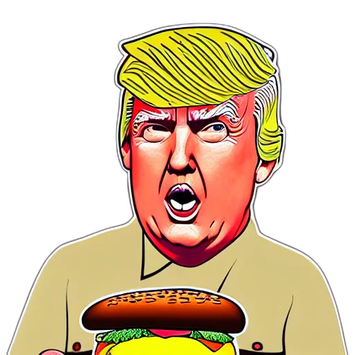food, pixel art, cartoon, photorealistic transparent PNG cut-out