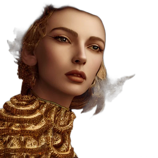 face, jewelry, crown, staff transparent PNG cut-out