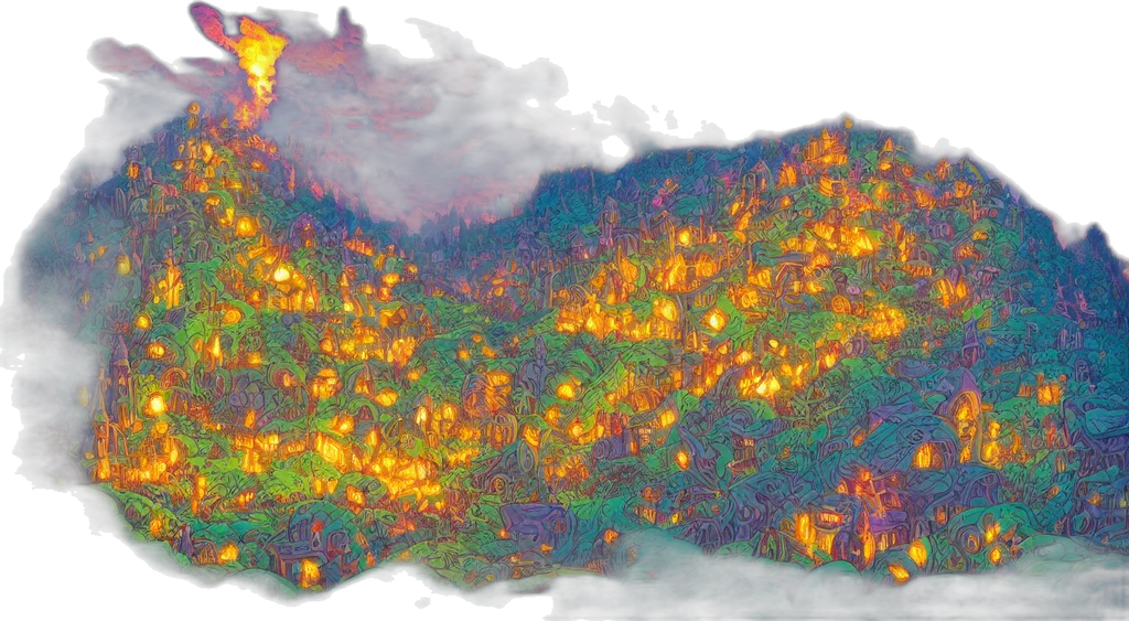 dragon, 3d render, concept art, fire transparent PNG cut-out