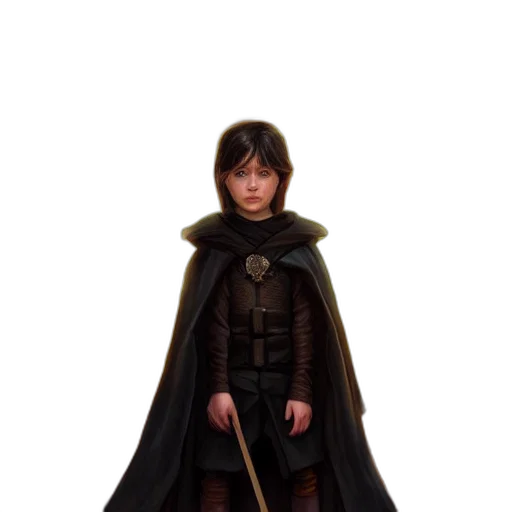 sword, staff, weapon, jacket, concept art, fantasy art, 3d render, photorealistic transparent PNG cut-out